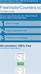 Mobile Screenshot of freevisitorcounters.com